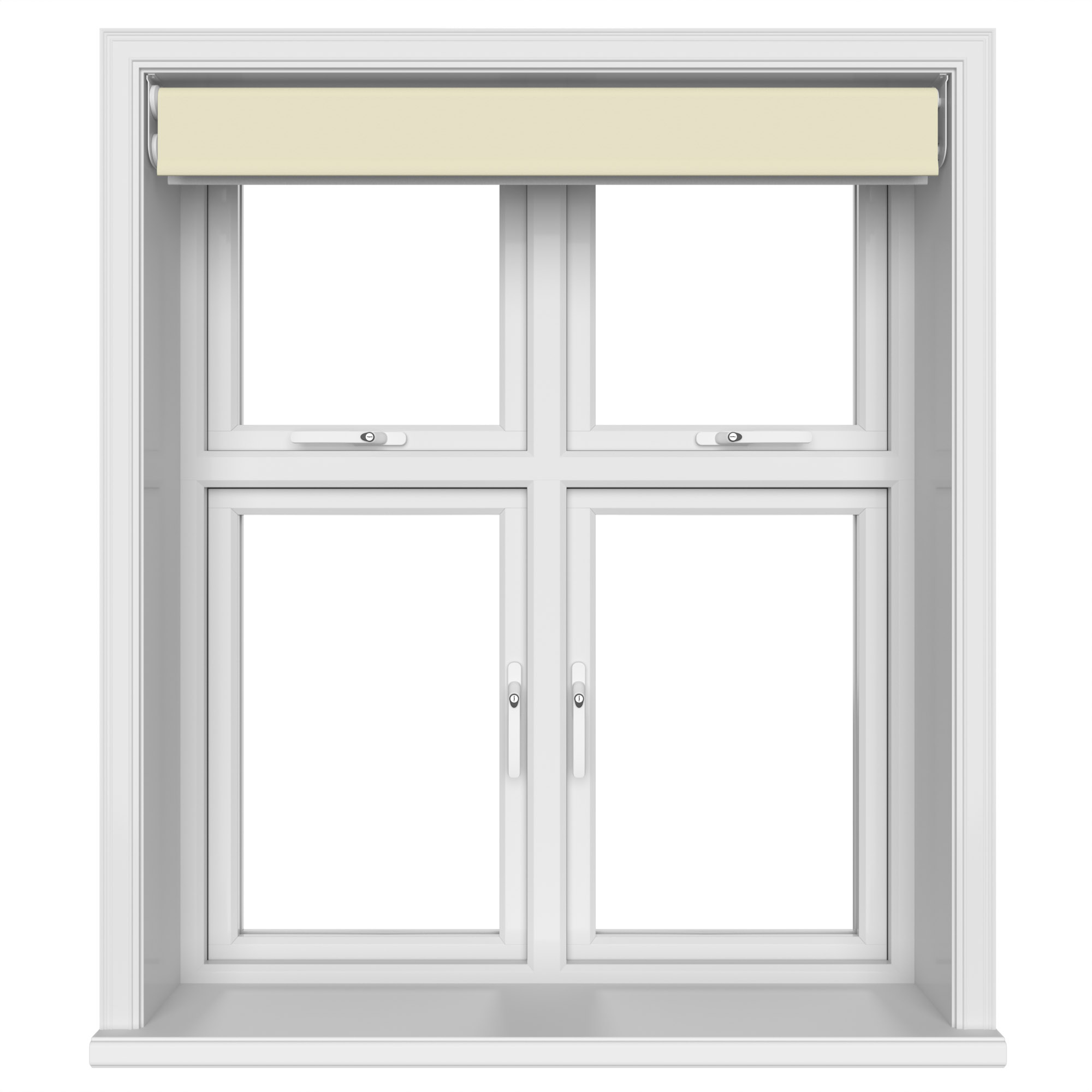 Dover Blackout Cotswold Stone Motorised Double Roller Blind - Image 6