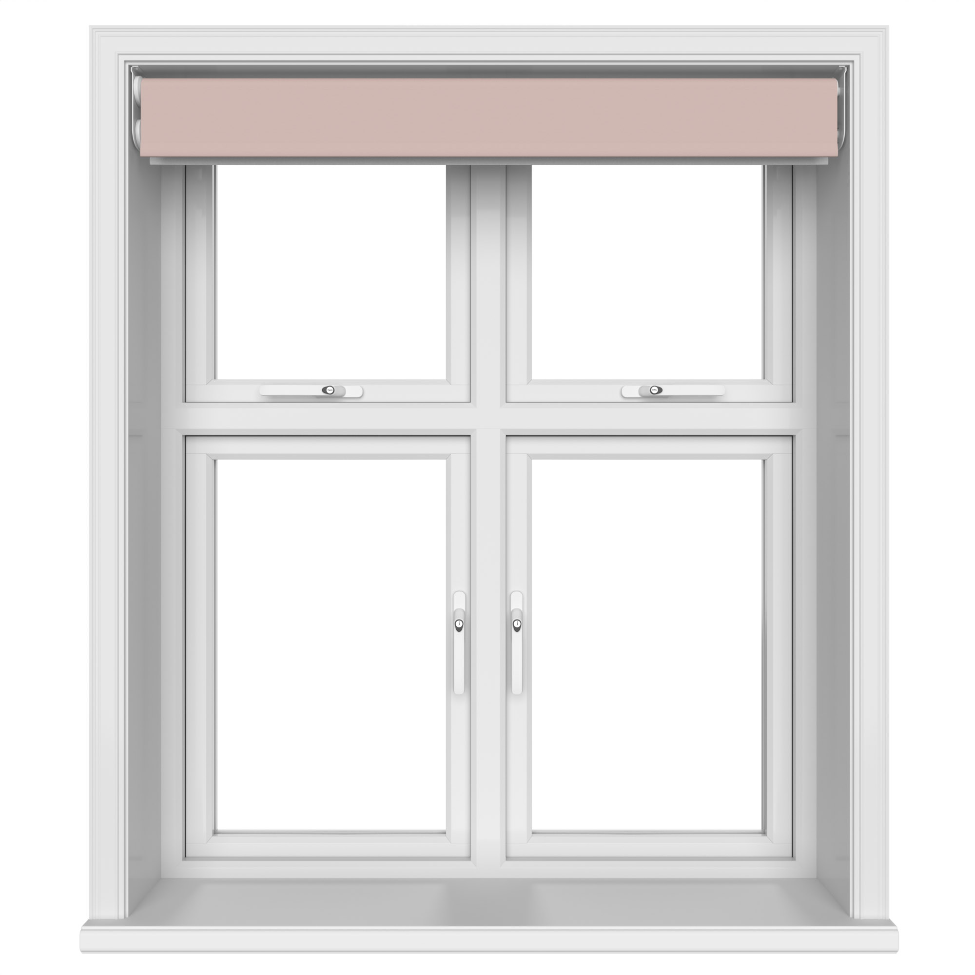 Dover Blackout Blush Pink Motorised Double Roller Blind - Image 6