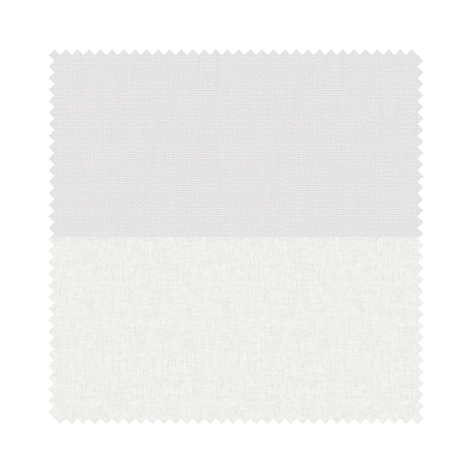 Dover Blackout Frosted White Motorised Double Roller Blind - Image 8