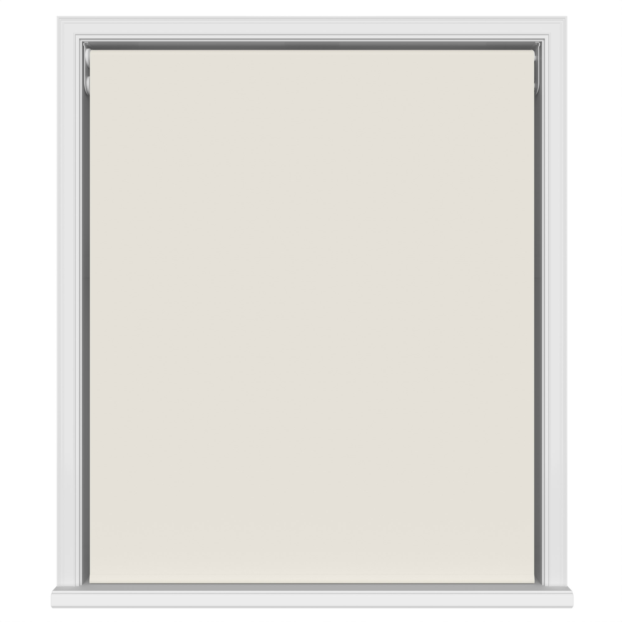 Dover Blackout Cream Whisper Motorised Double Roller Blind - Image 2