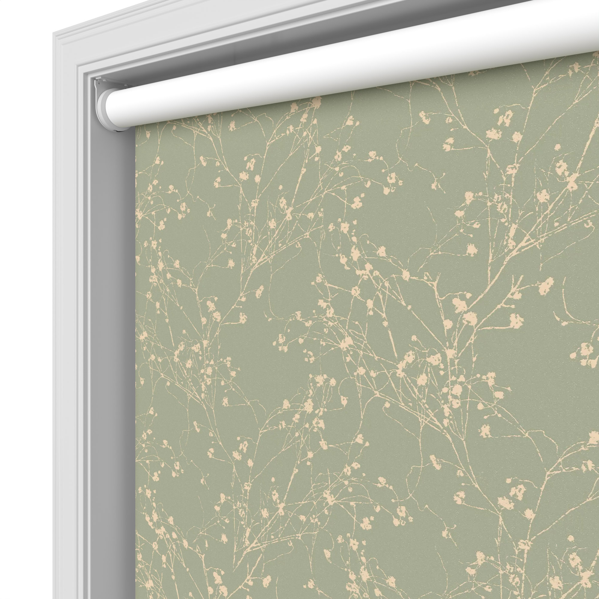 Vale Blackout Lily Pad Motorised Roller Blind - Image 5