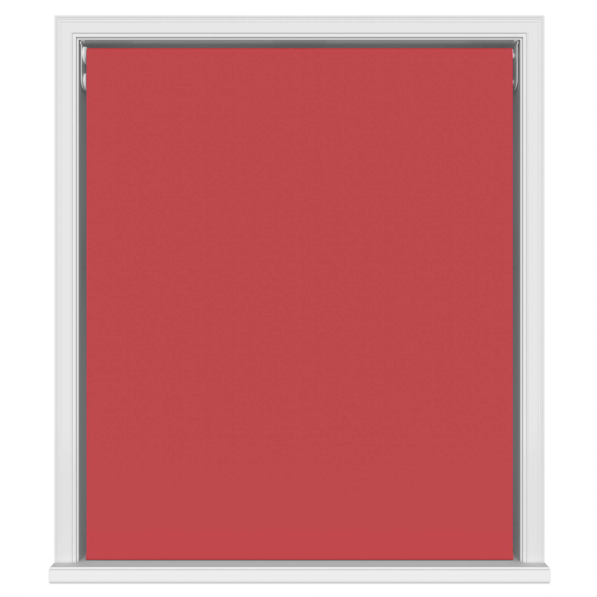 Dover Blackout Rich Ruby Motorised Double Roller Blind - Image 2