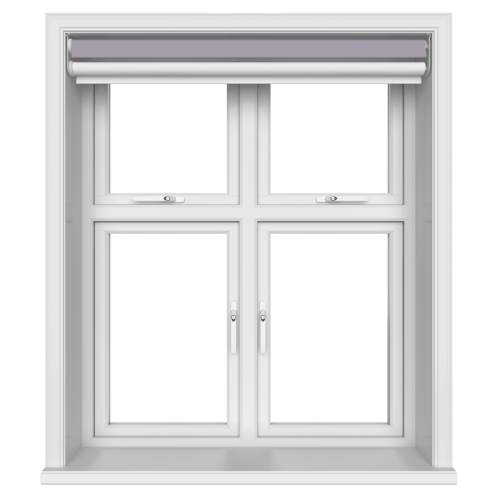 Dover Blackout Lilac Haze Motorised Double Roller Blind - Image 5
