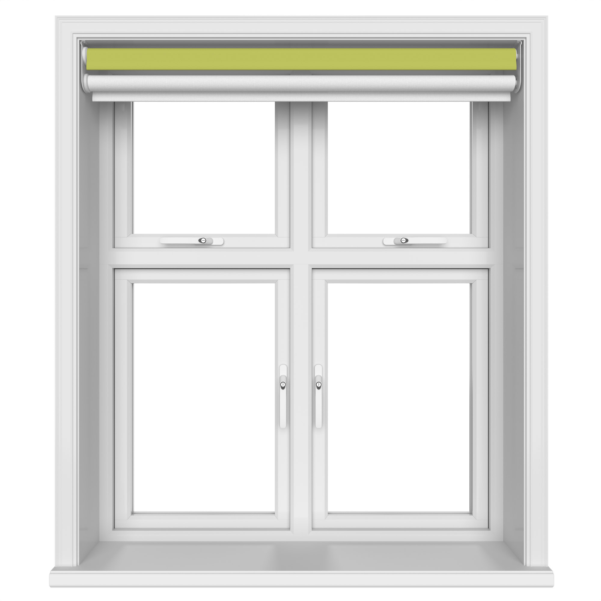 Dover Blackout Willow Leaf Motorised Double Roller Blind - Image 5