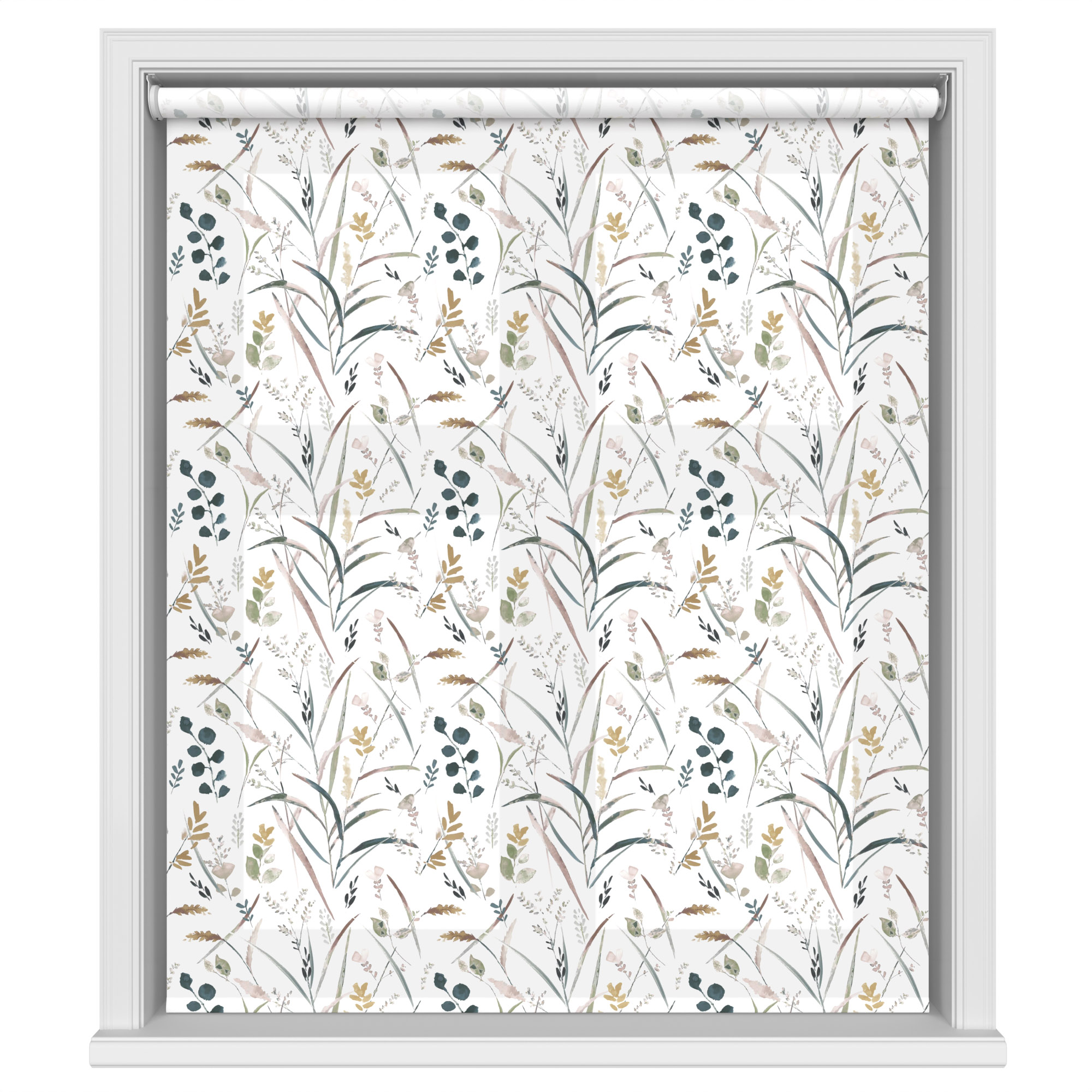 Bloom Rustic Leaves Motorised Roller Blind - Image 2