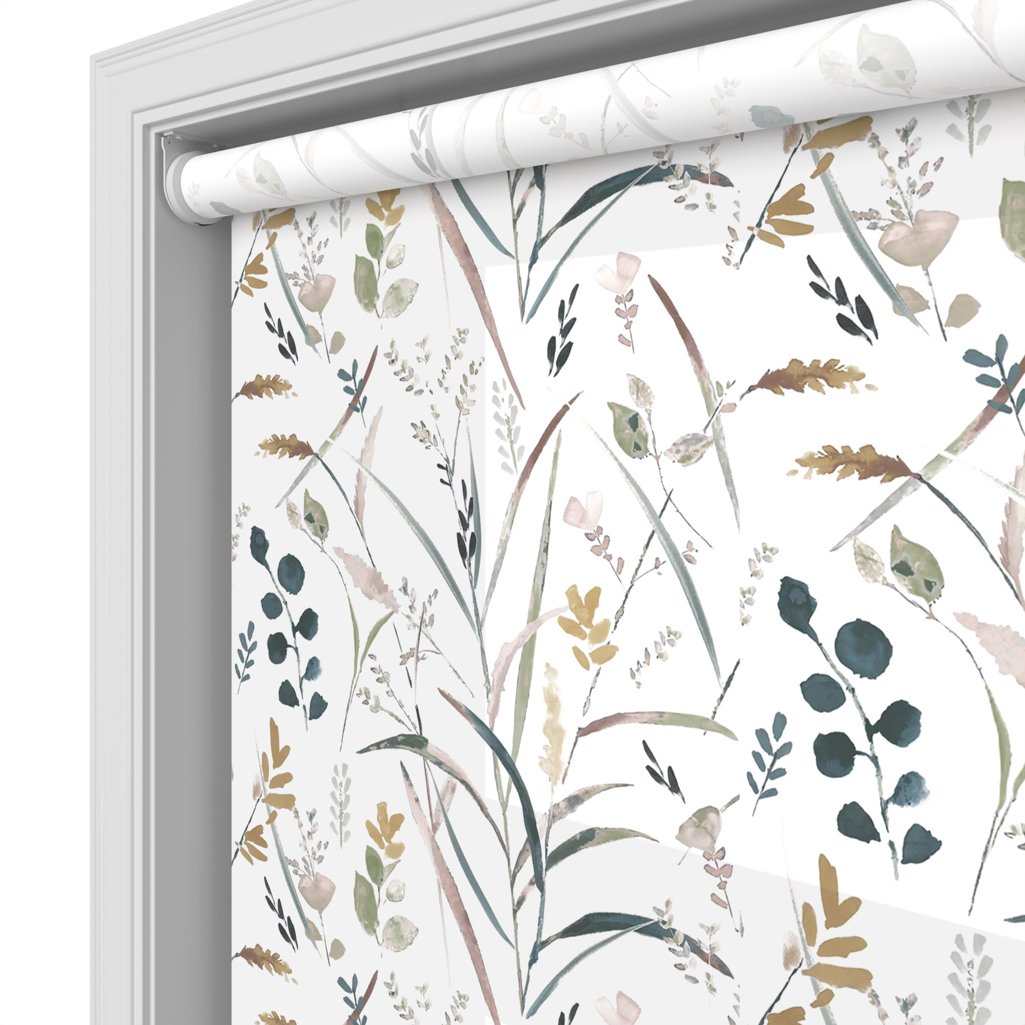 Bloom Rustic Leaves Motorised Roller Blind - Image 5