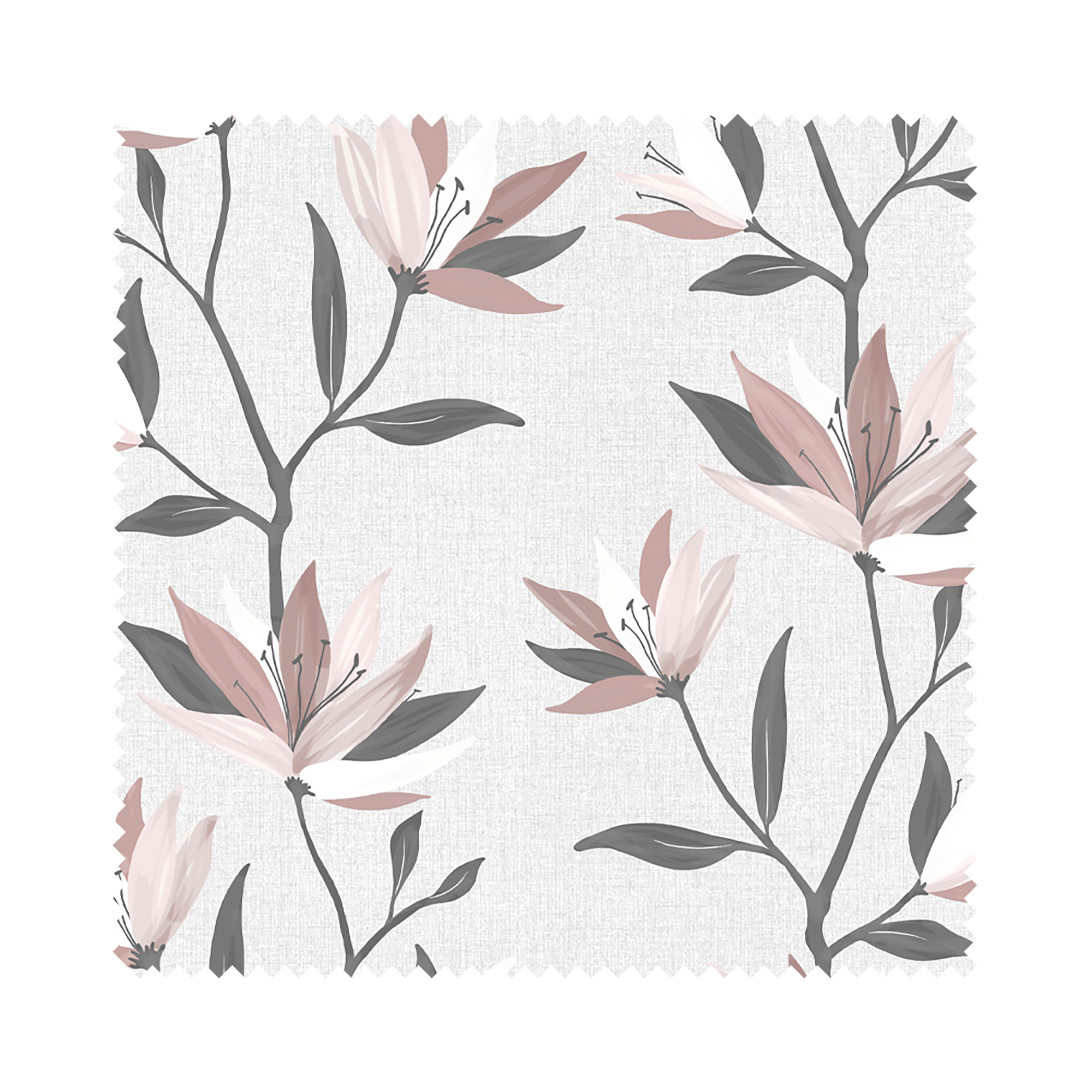 Lilyvale Faint Blossom Motorised Roller Blind - Image 7