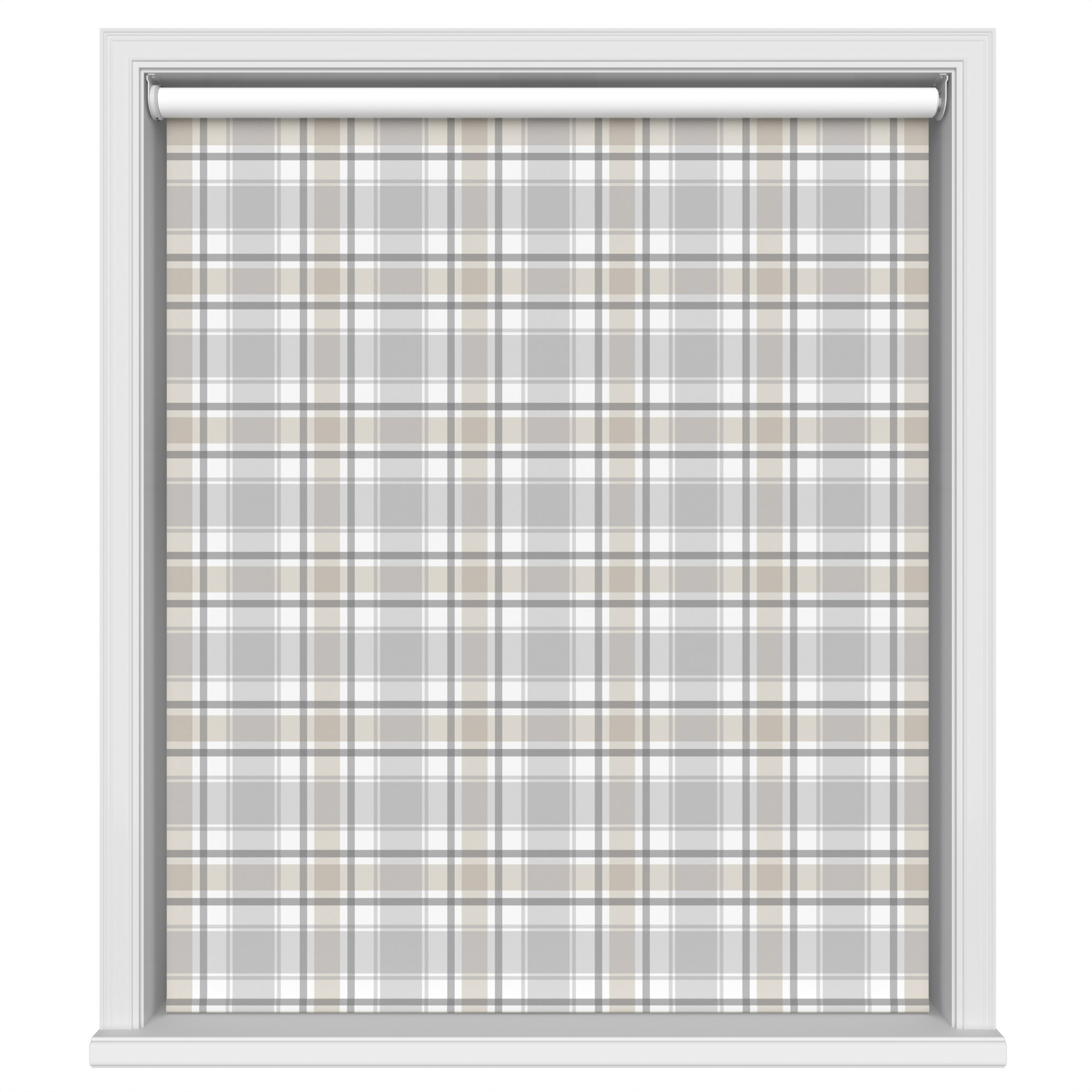 Highland Blackout Wild Hare Haze Motorised Roller Blind - Image 2