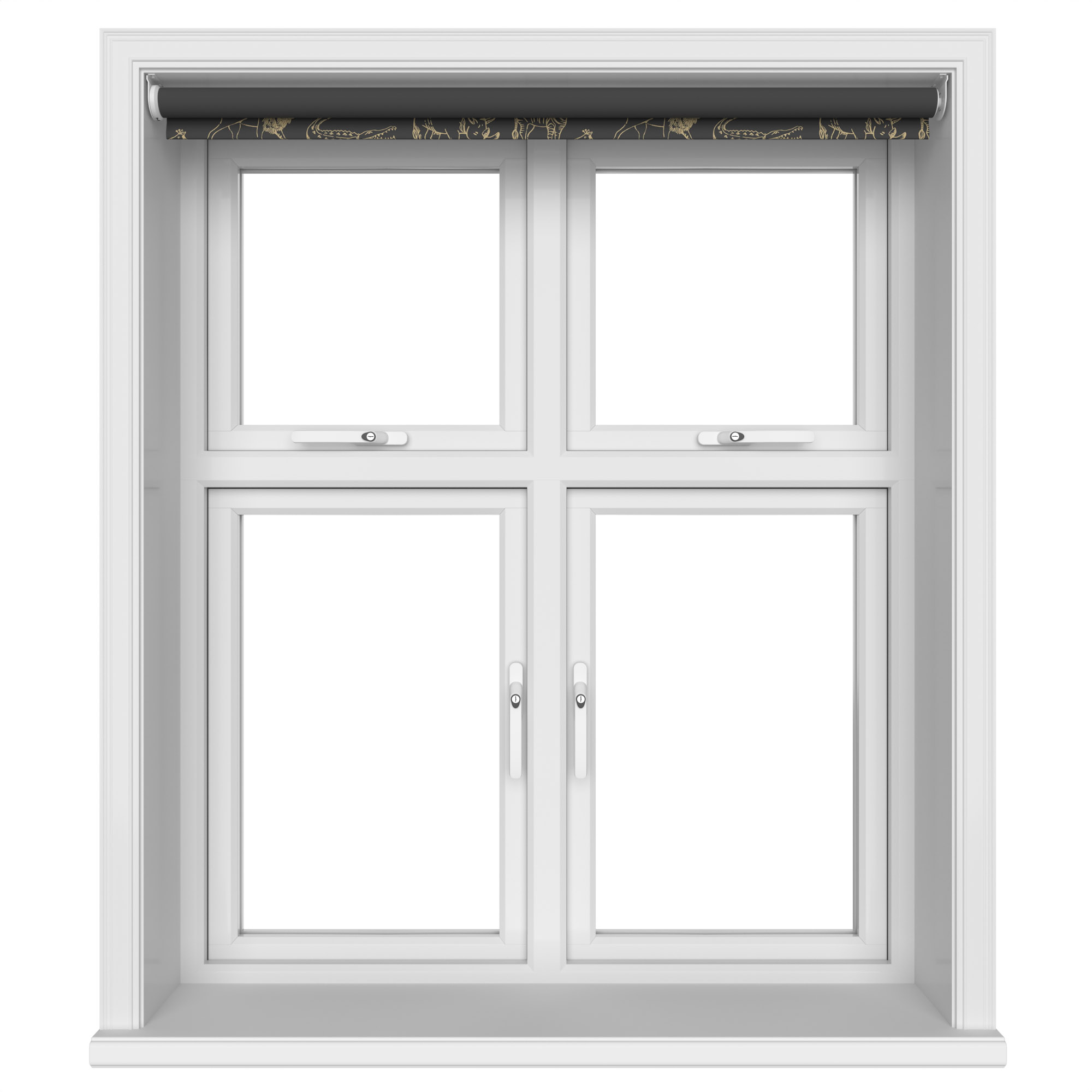 Night Safari Gold Blackout Motorised Roller Blind - Image 4