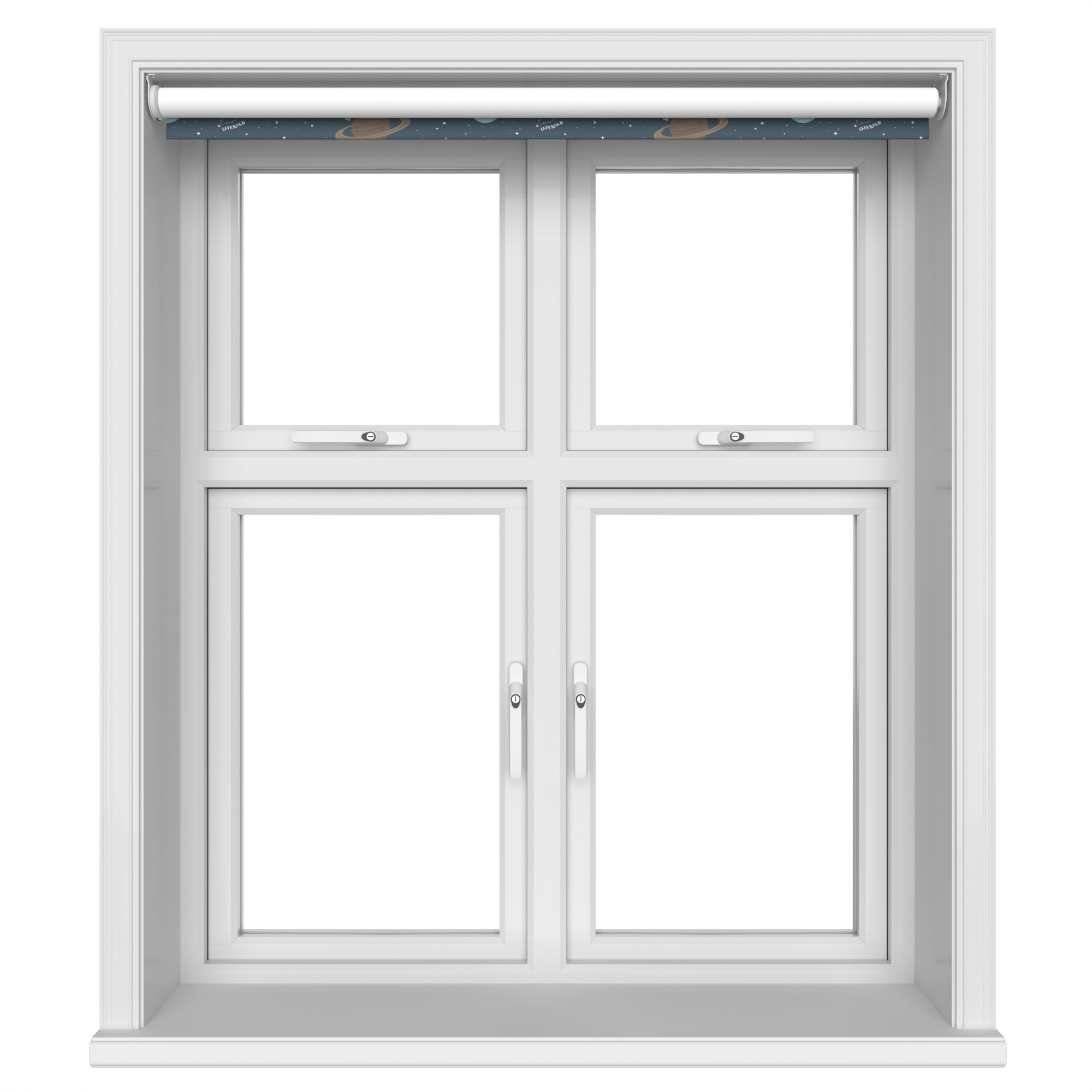 Cosmic Night Blackout Motorised Roller Blind - Image 4