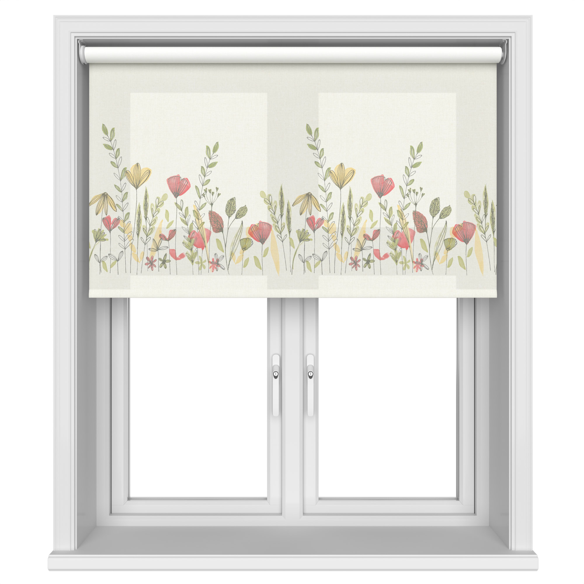 Prairie Poppy Motorised Roller Blind - Image 3
