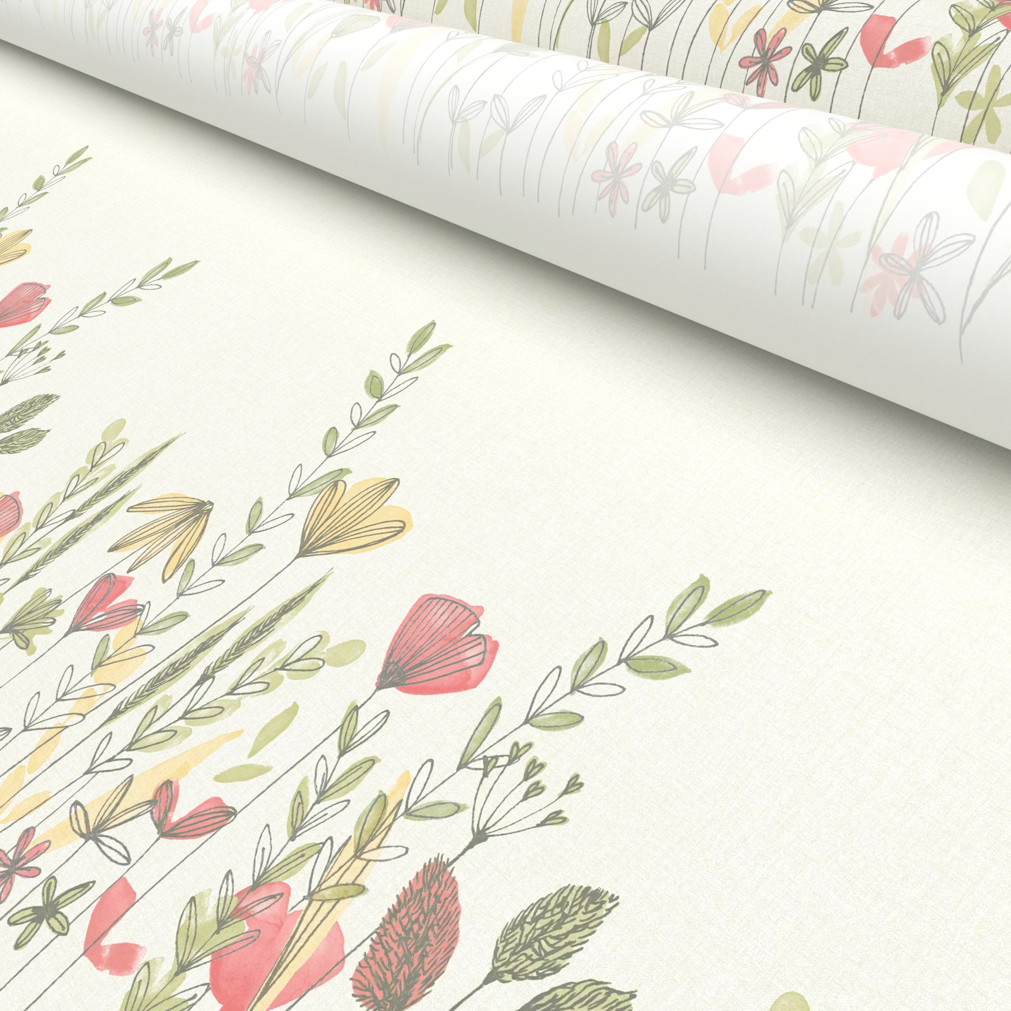 Prairie Poppy Motorised Roller Blind - Image 6