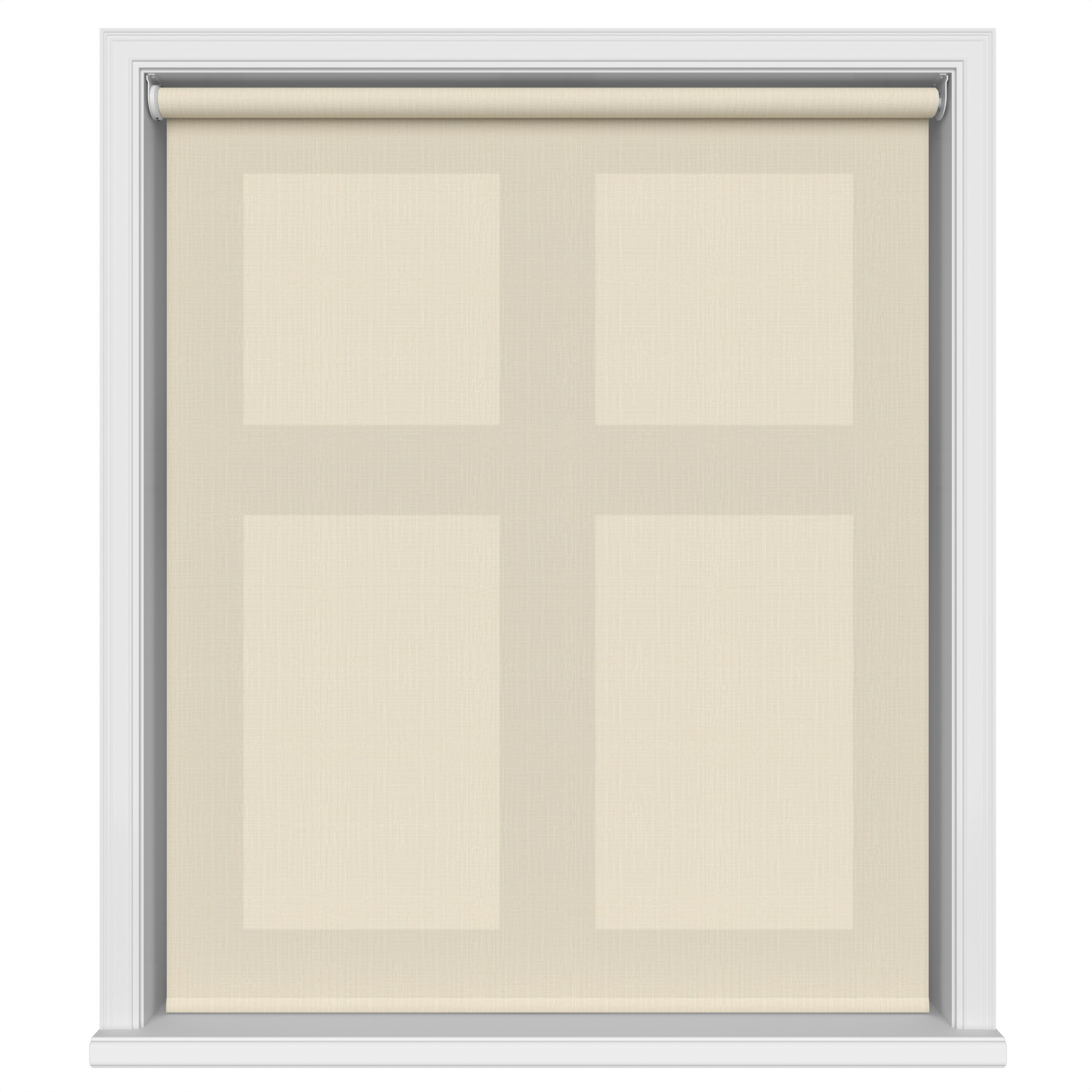 Cinder Creamy Vanilla Motorised Roller Blind - Image 2