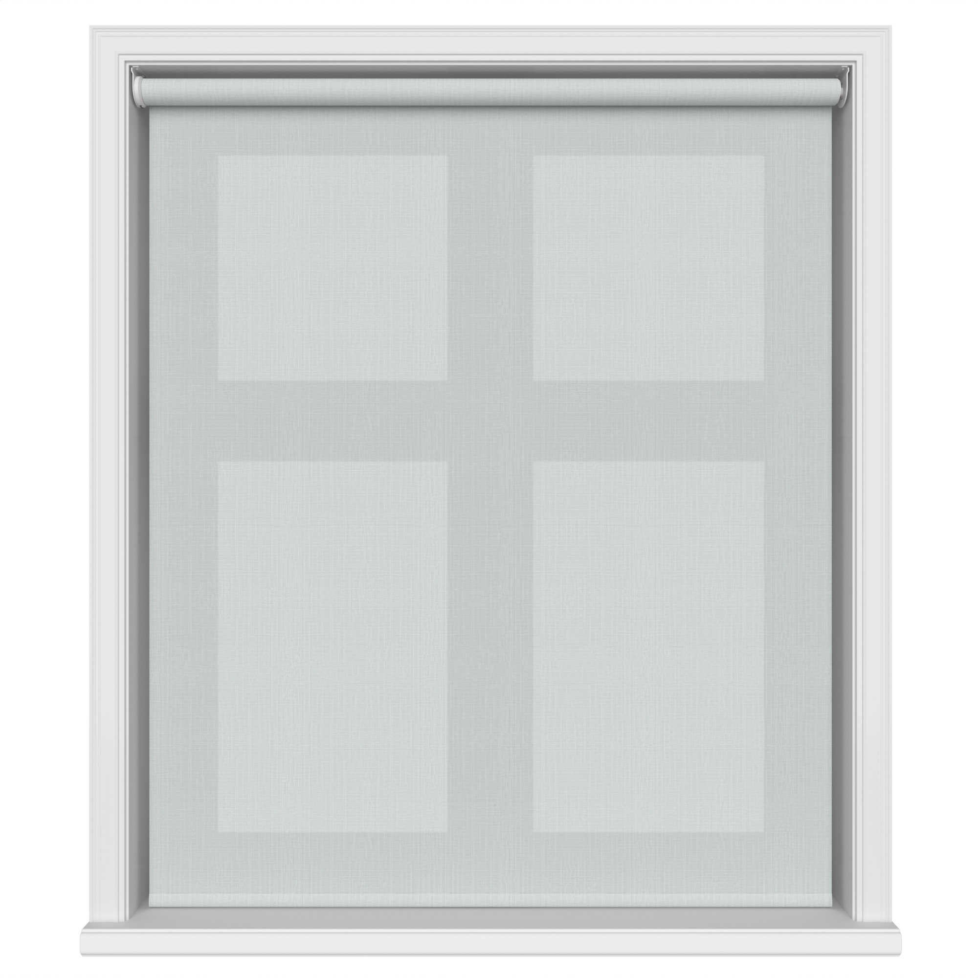 Cinder Duck Egg Haze Motorised Roller Blind - Image 2