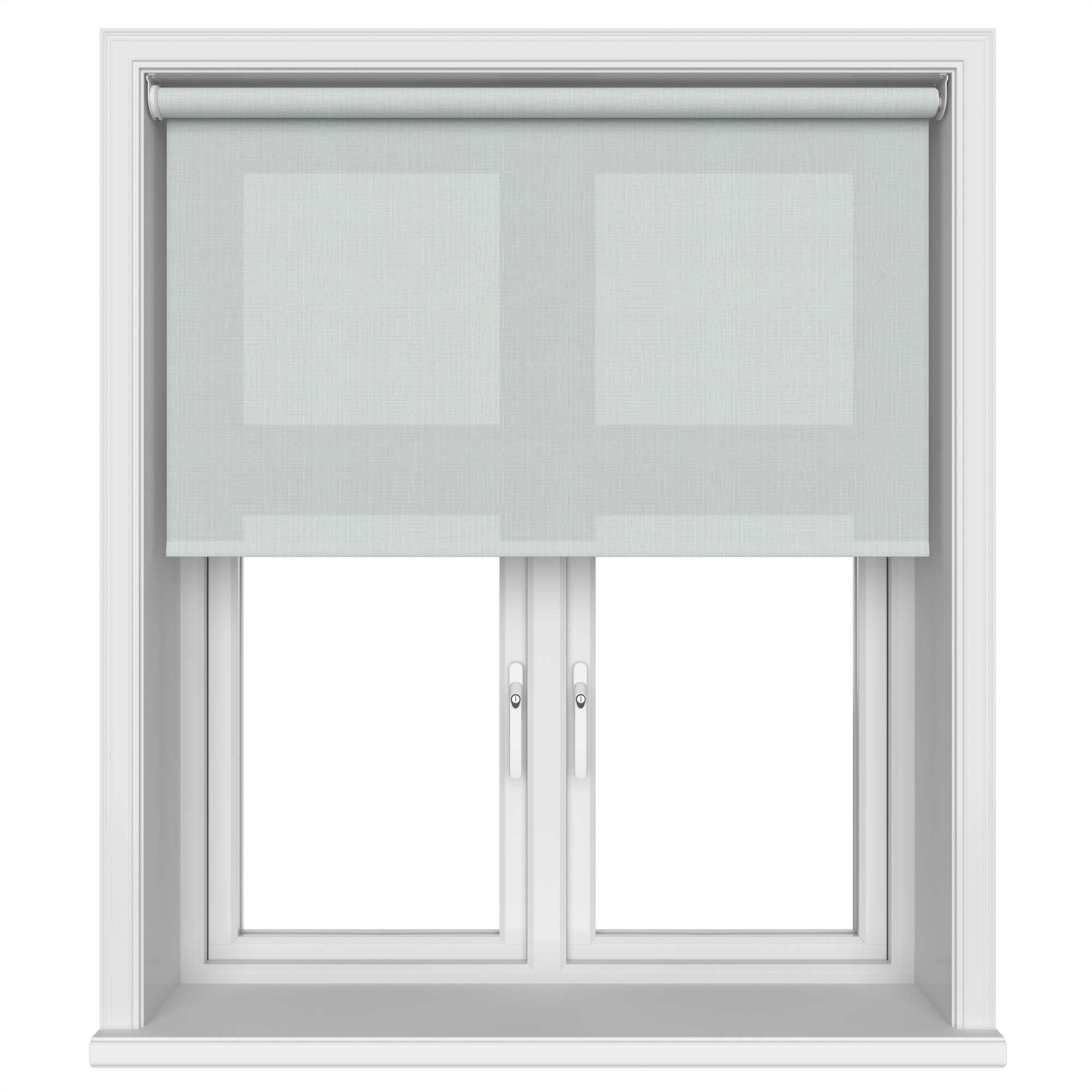 Cinder Duck Egg Haze Motorised Roller Blind - Image 3