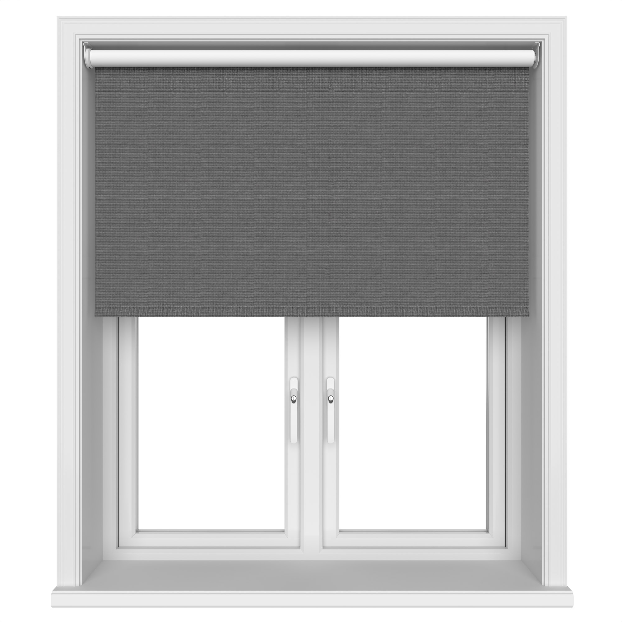 Brooklyn Blackout Graphite Motorised Roller Blind - Image 3