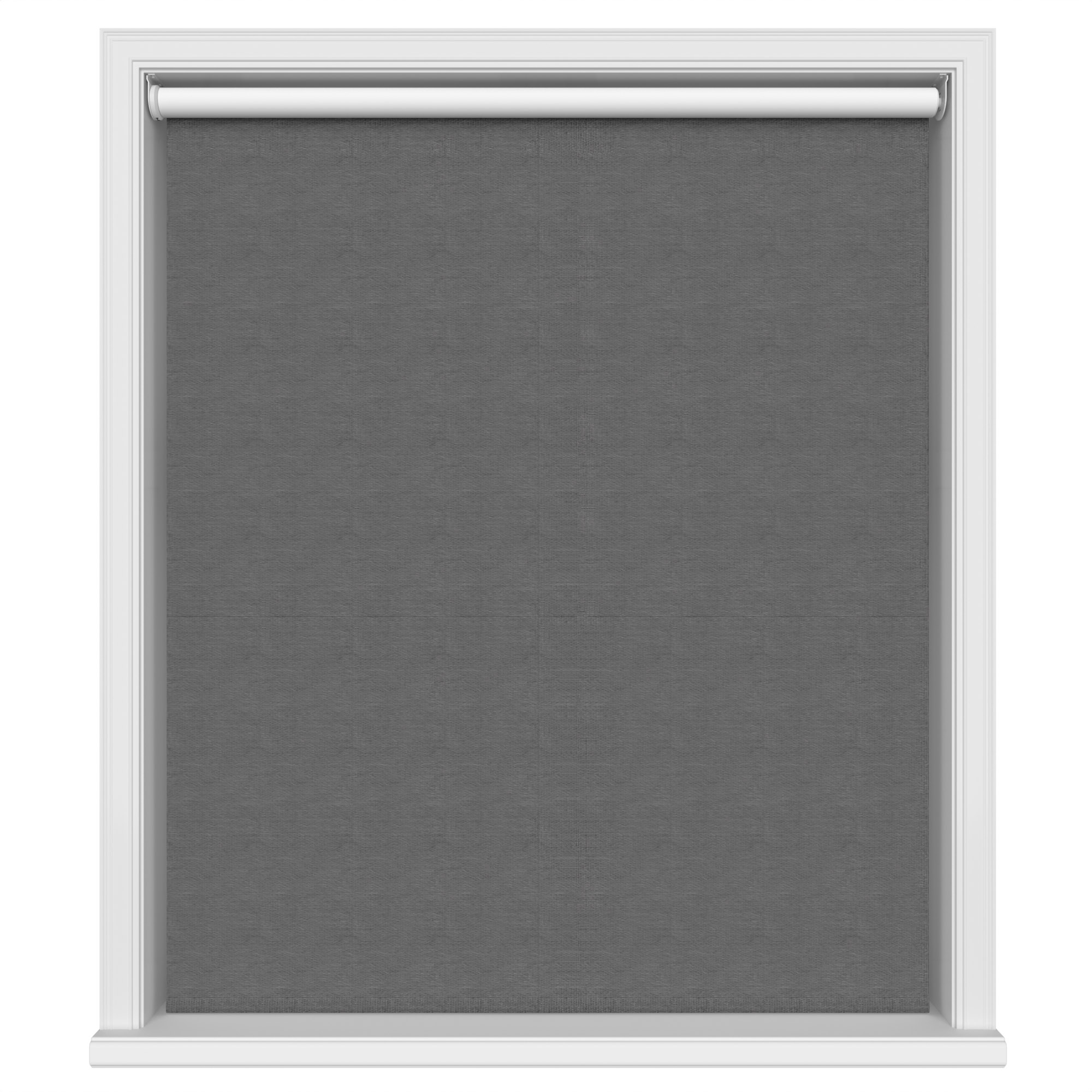 Brooklyn Blackout Graphite Motorised Roller Blind - Image 2