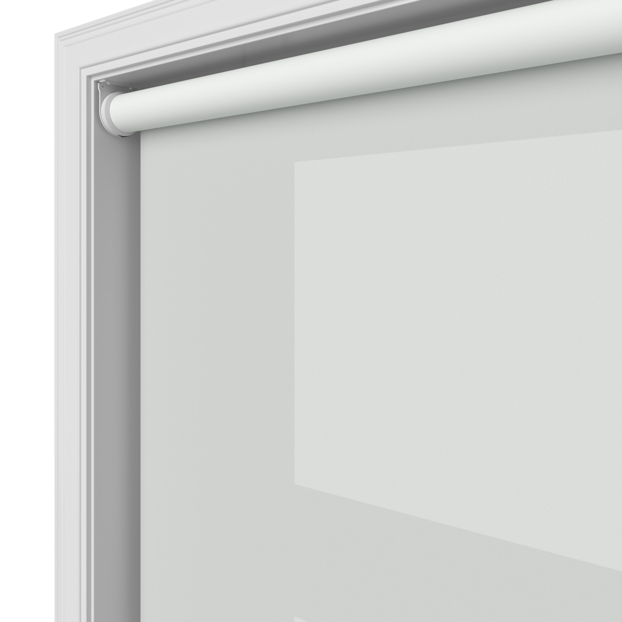 Accent Natural Chalk Motorised Roller Blind - Image 5