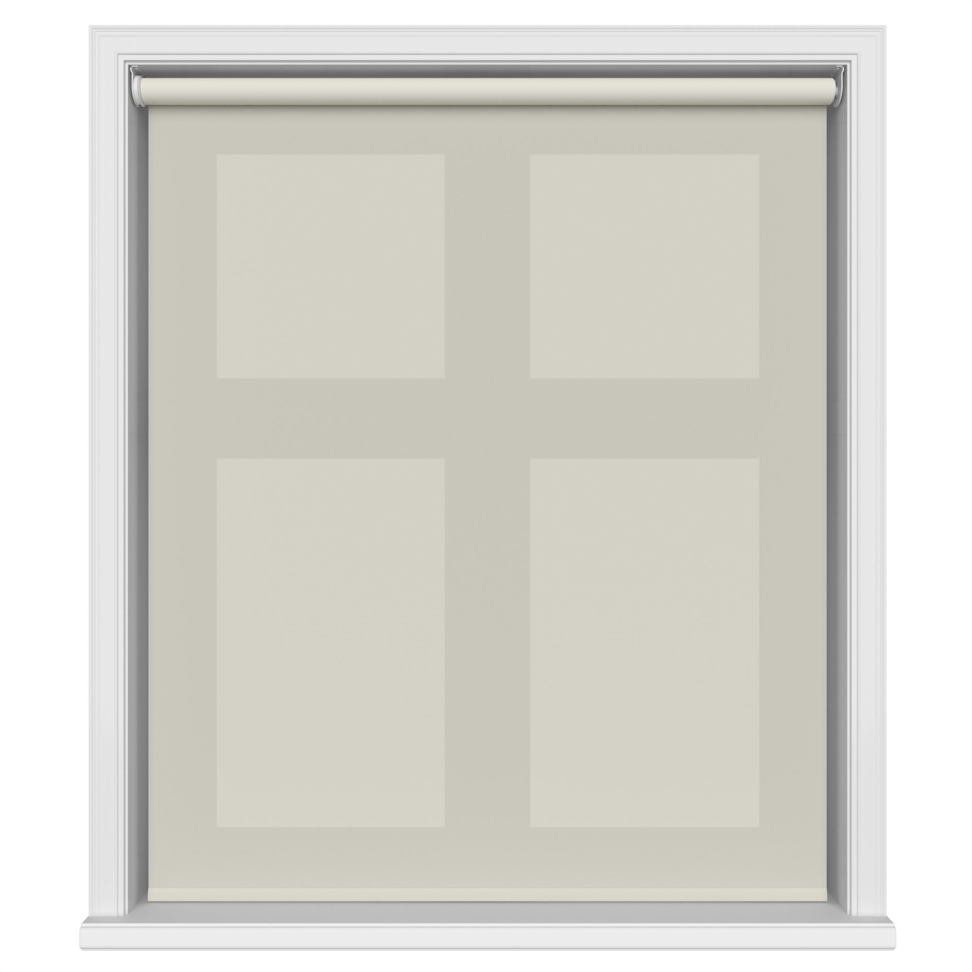 Accent Soft Ivory Motorised Roller Blind - Image 2