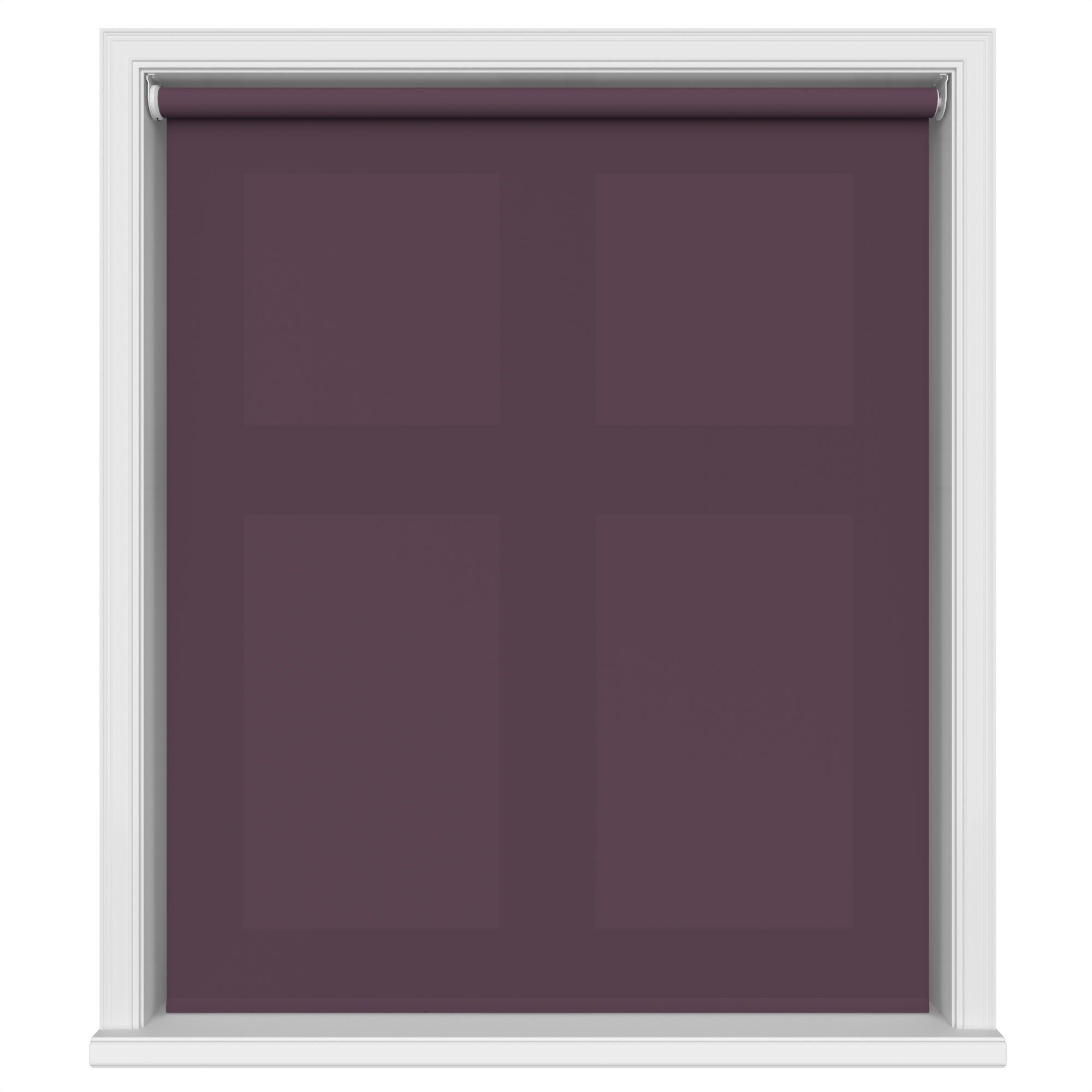 Dover Royal Plum Motorised Roller Blind - Image 2