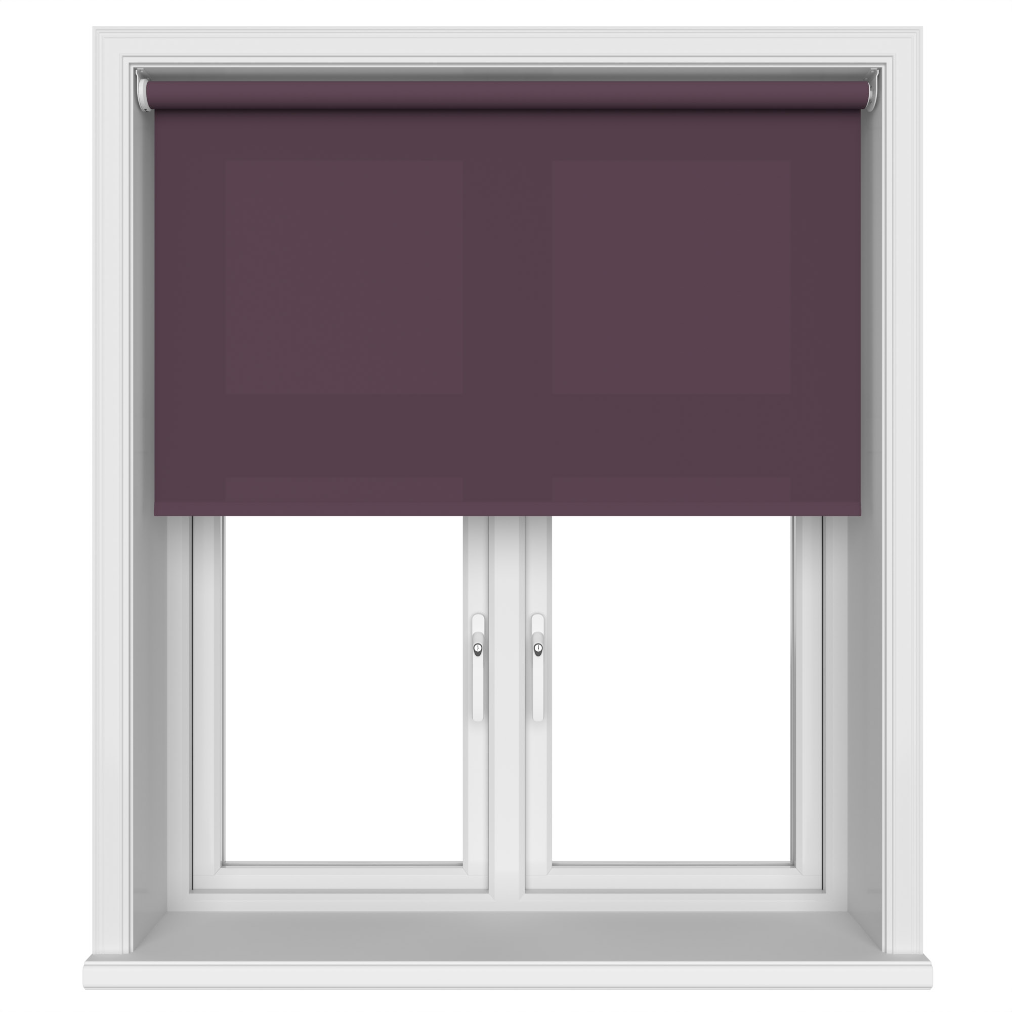 Dover Royal Plum Motorised Roller Blind - Image 3