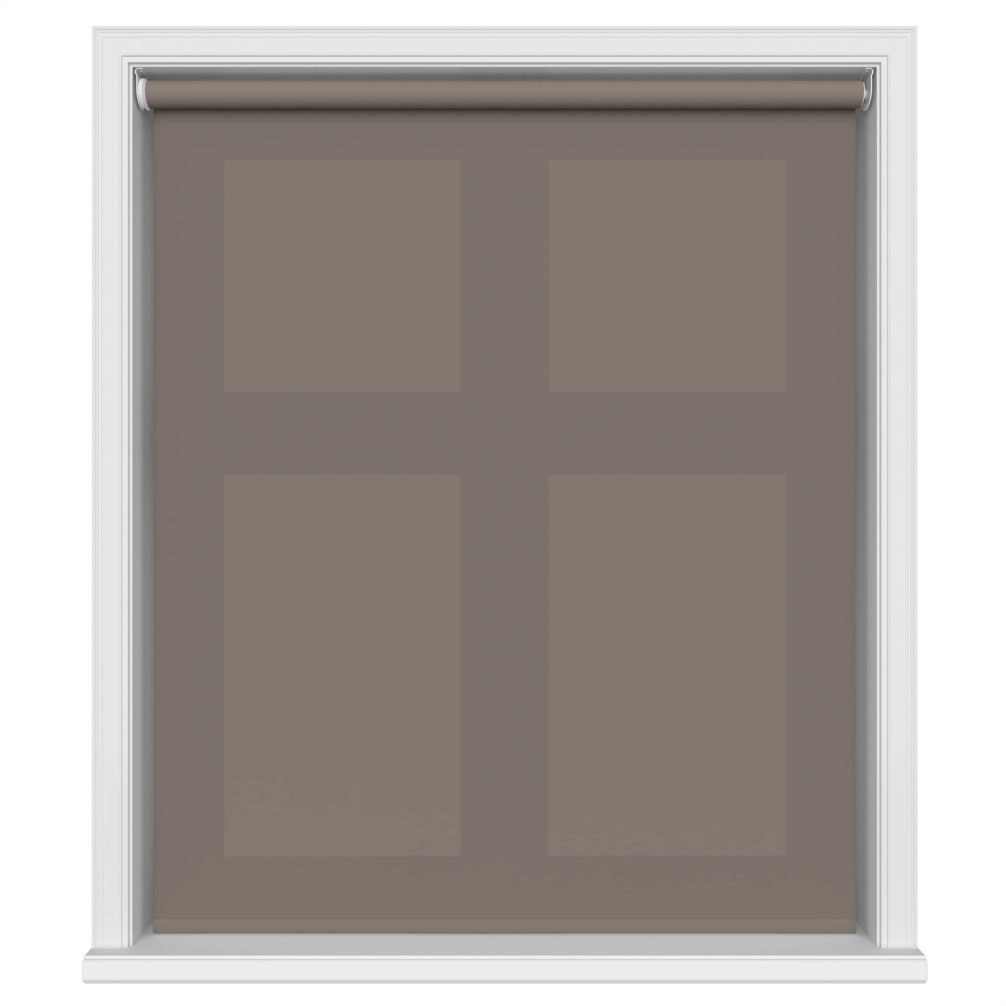 Easton Rich Truffle Motorised Roller Blind - Image 2