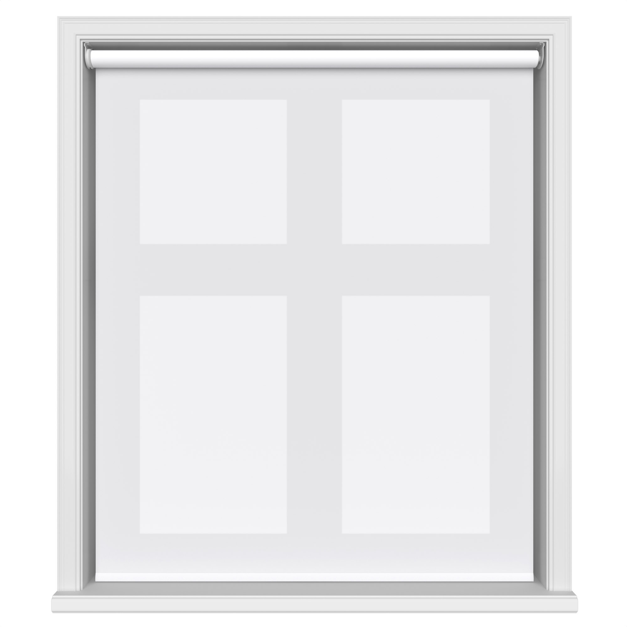 Easton Snowy White Motorised Roller Blind - Image 2