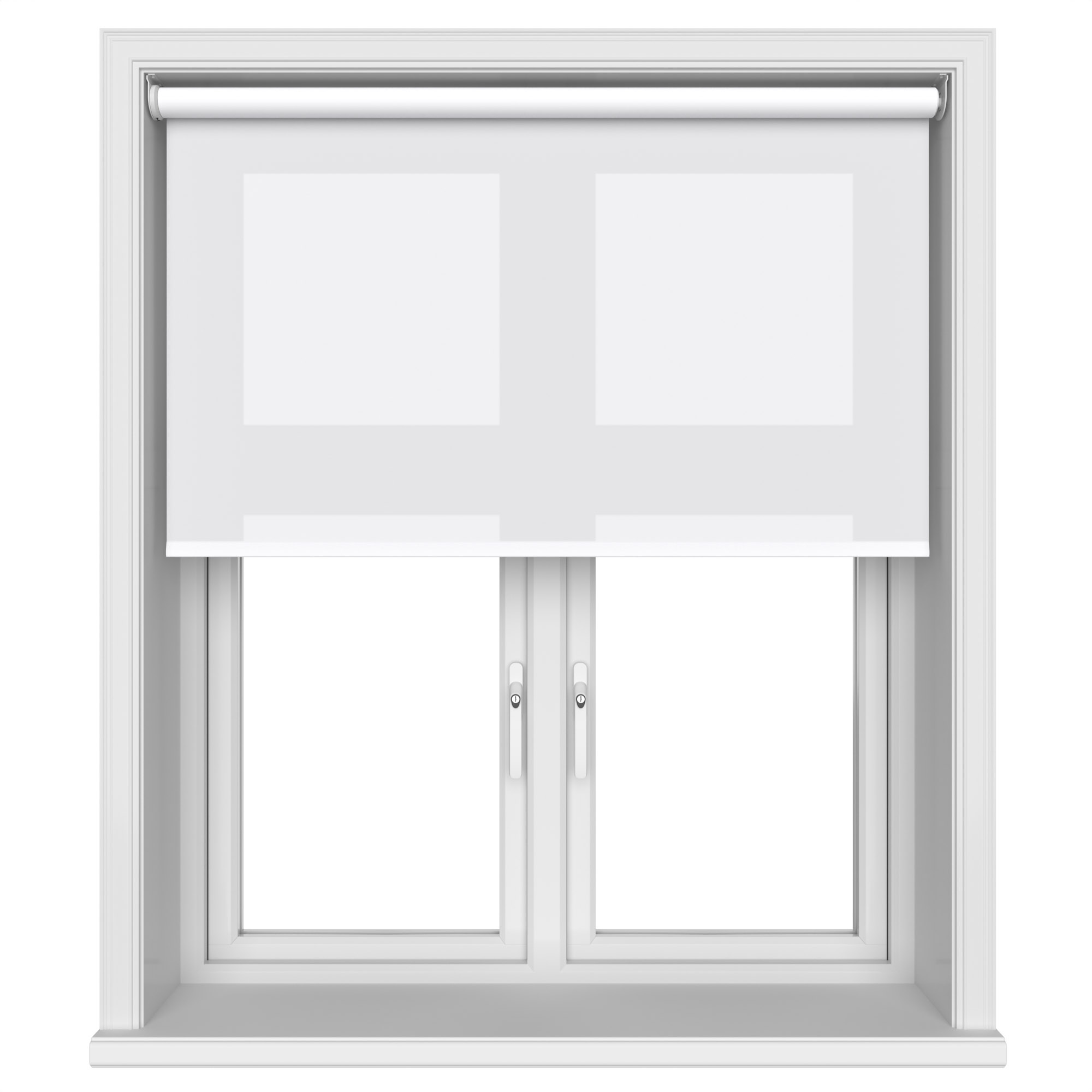 Easton Snowy White Motorised Roller Blind - Image 3