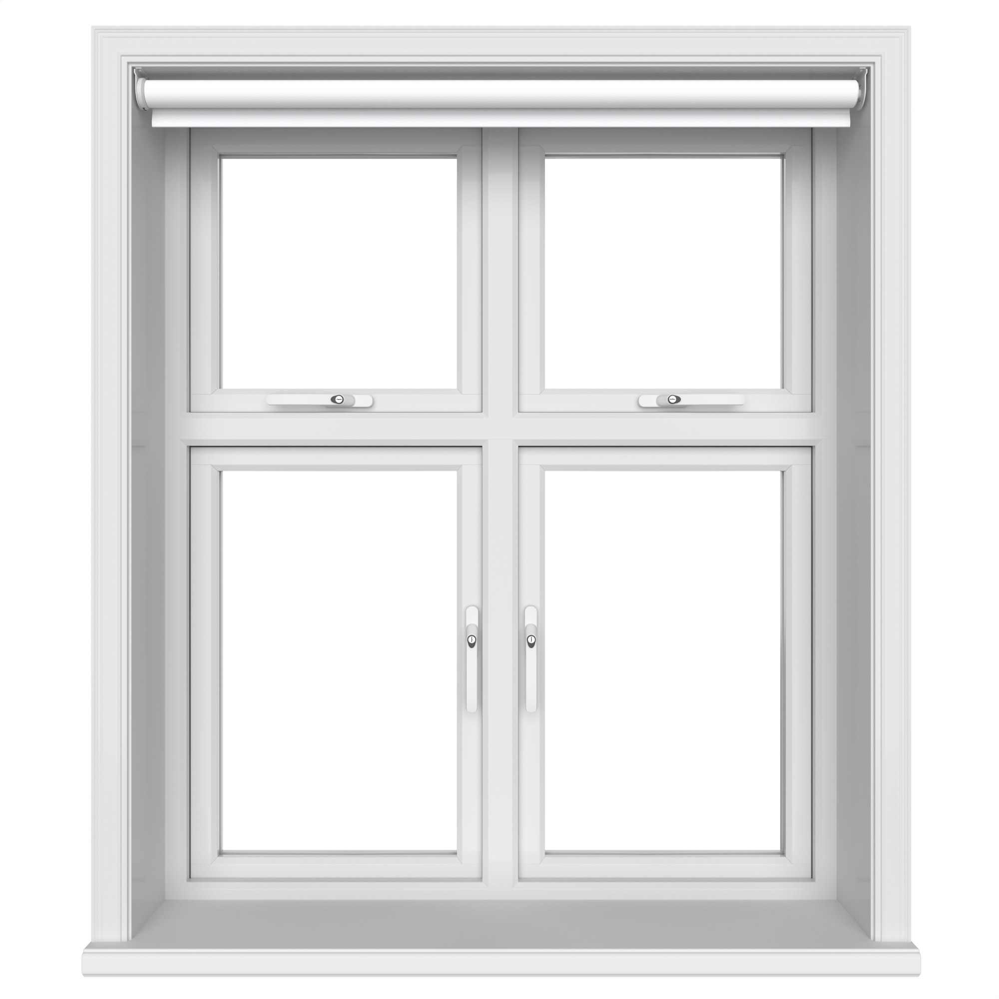 Easton Snowy White Motorised Roller Blind - Image 4