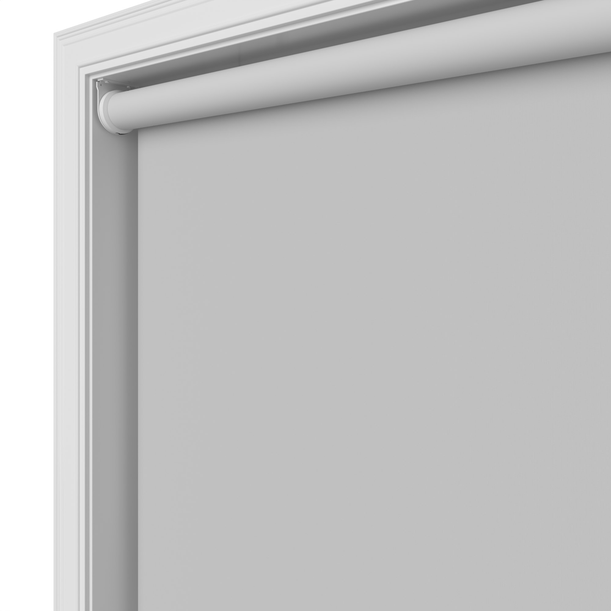 Dover Blackout Light Grey Motorised Roller Blind - Image 5