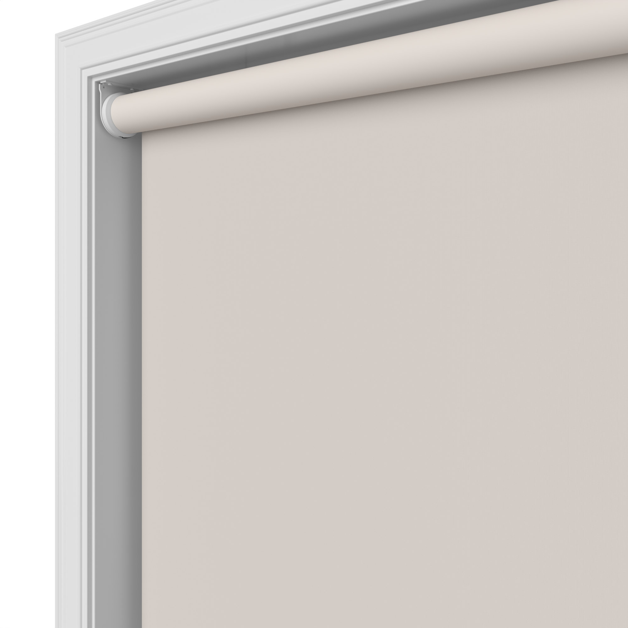 Dover Blackout Soft Dove Motorised Roller Blind - Image 5