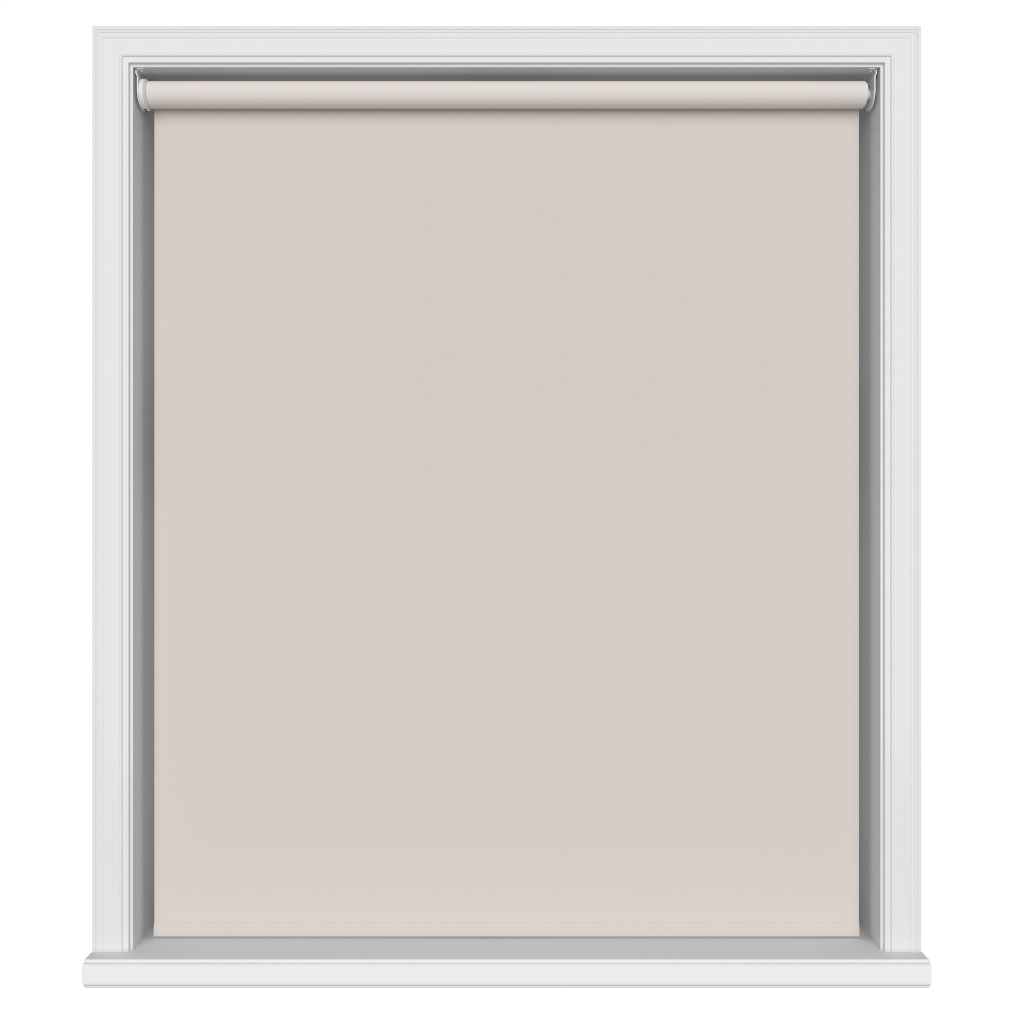 Dover Blackout Soft Dove Motorised Roller Blind - Image 2