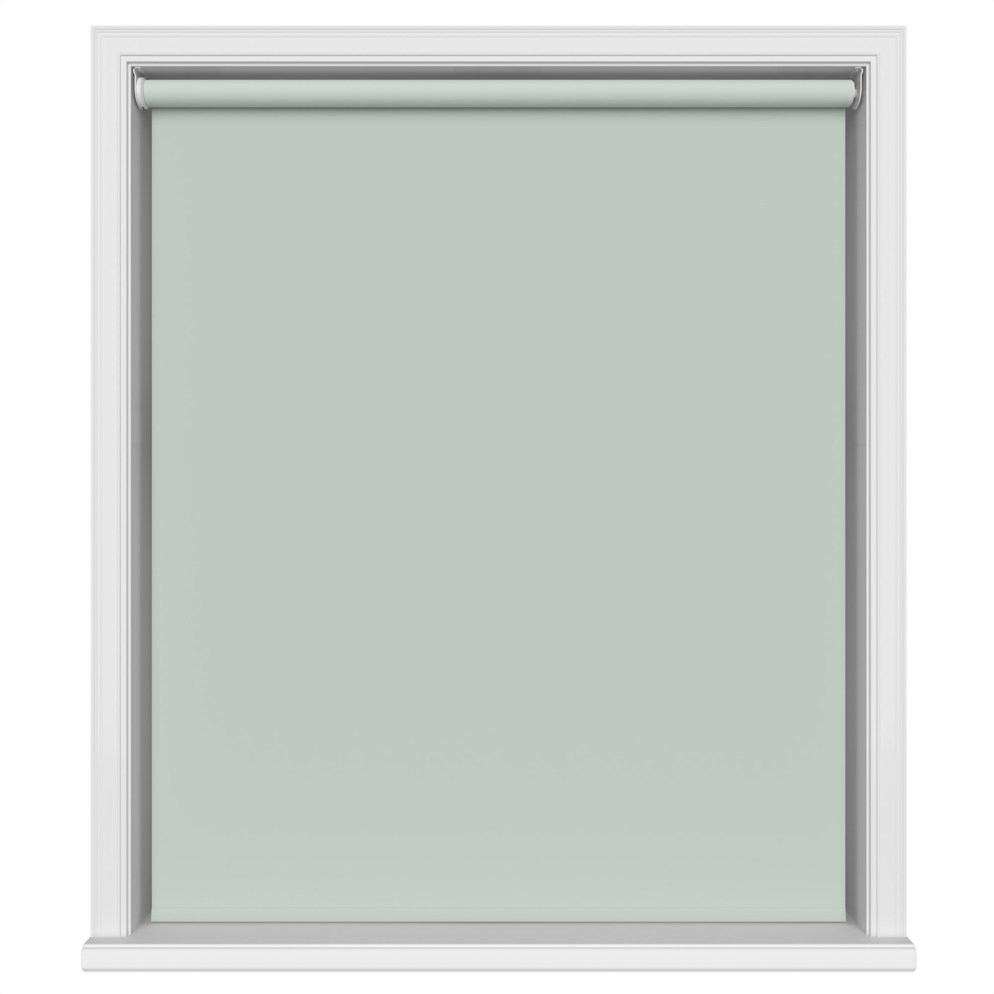 Dover Blackout Powdered Blue Motorised Roller Blind - Image 2