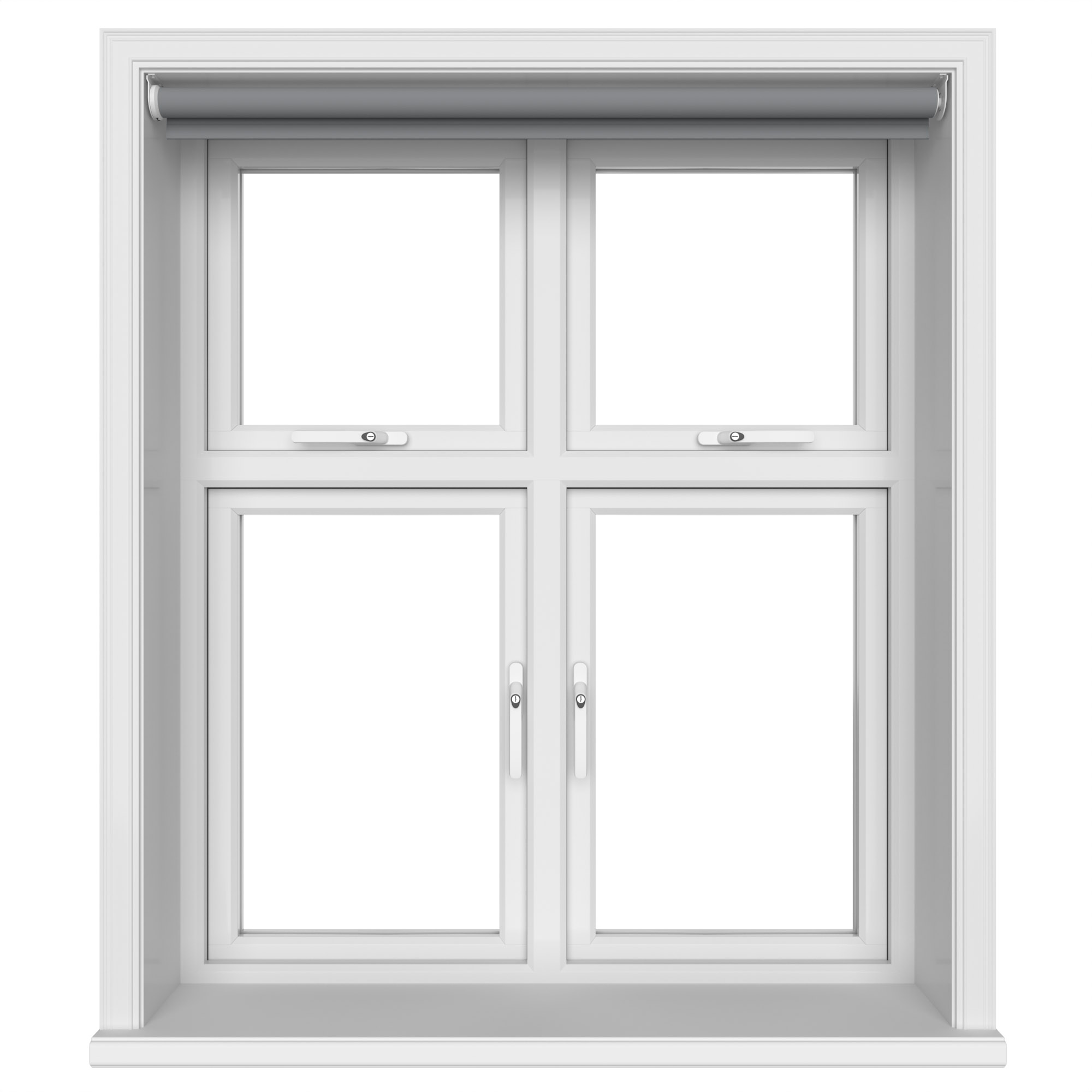 Dover Blackout Graphite Grey Motorised Roller Blind - Image 4