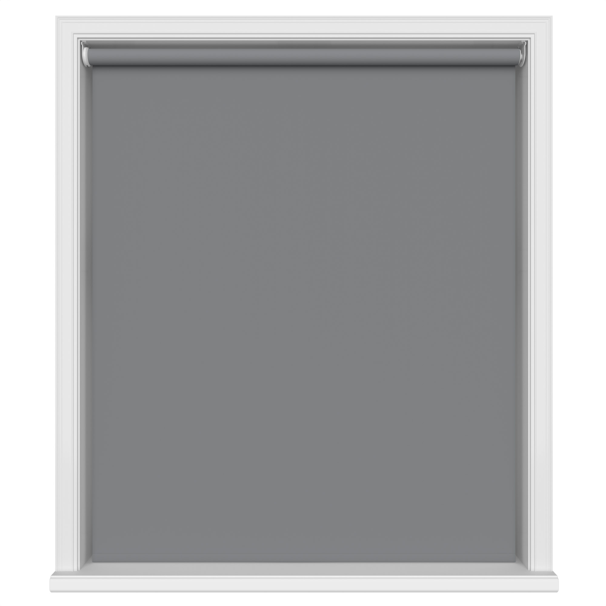 Dover Blackout Graphite Grey Motorised Roller Blind - Image 2