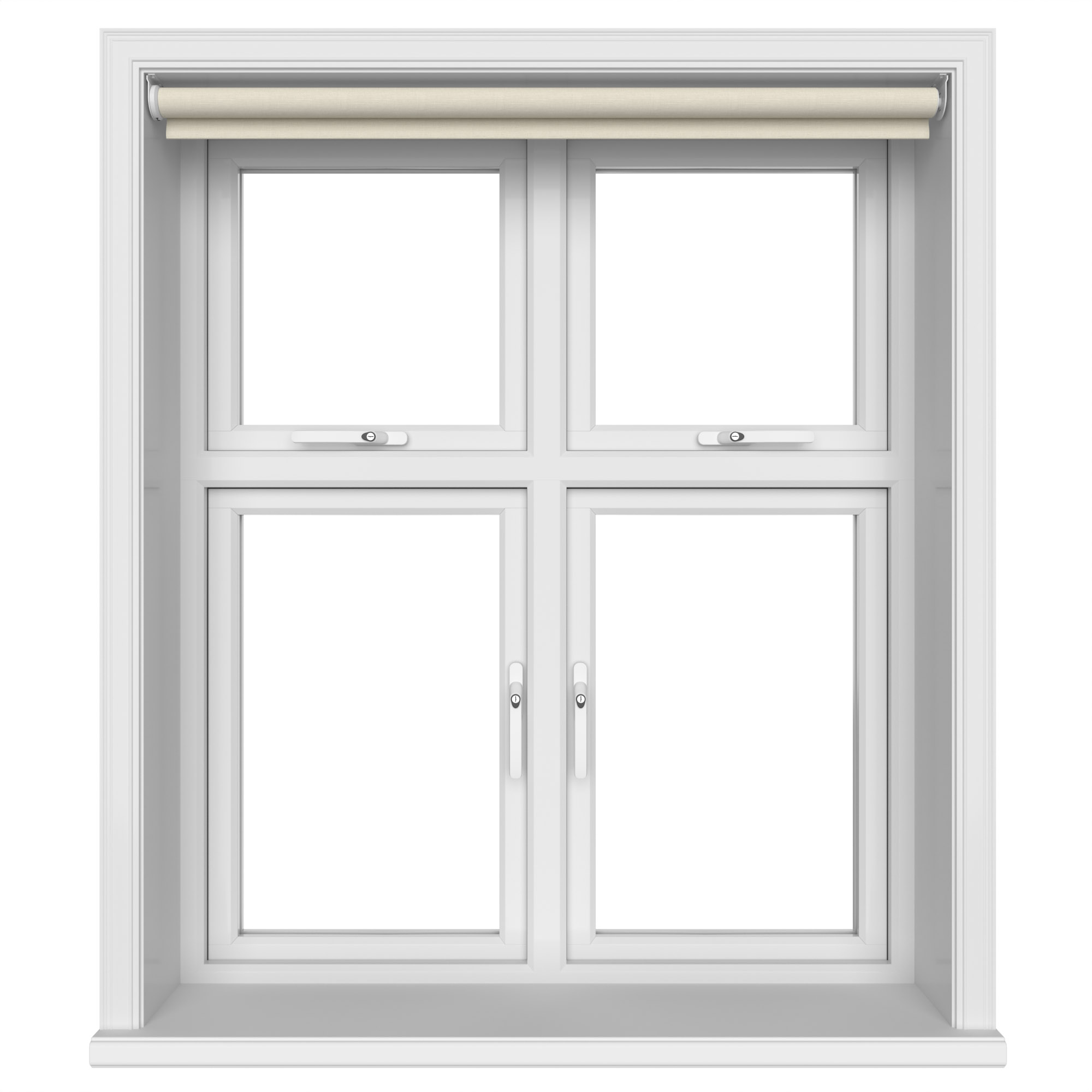 Huxley Soft Biscuit Motorised Roller Blind - Image 4