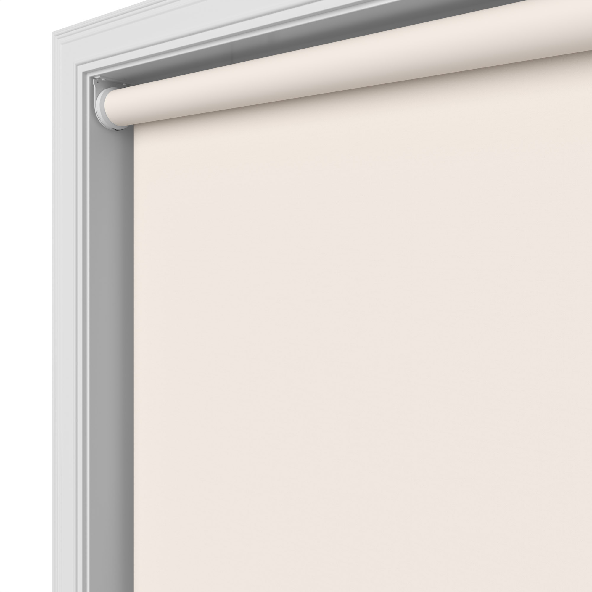 Chester Blackout Ivory Motorised Roller Blind - Image 5