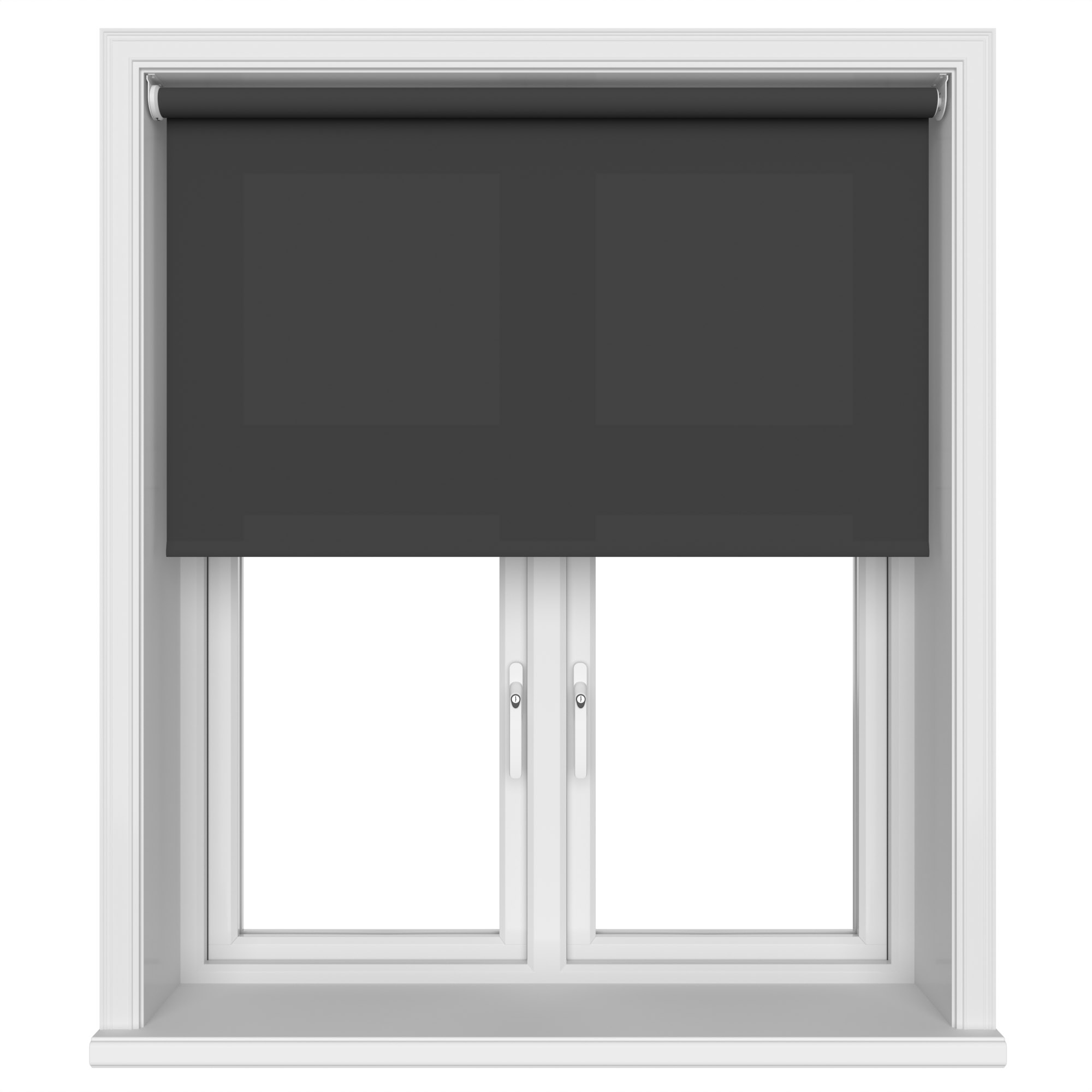 Chester Shadow Noir Motorised Roller Blind - Image 3