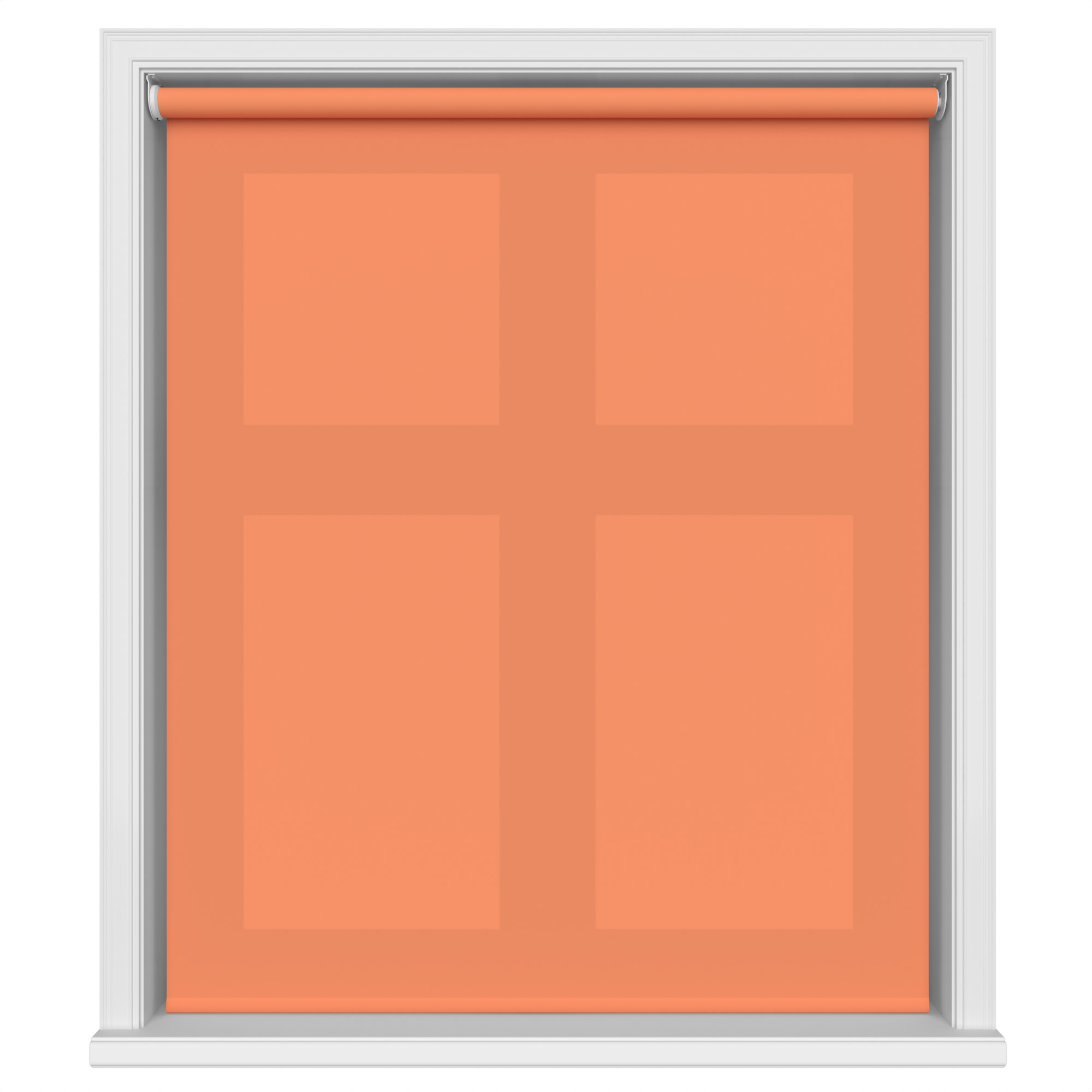 Chester Sunset Orange Motorised Roller Blind - Image 2