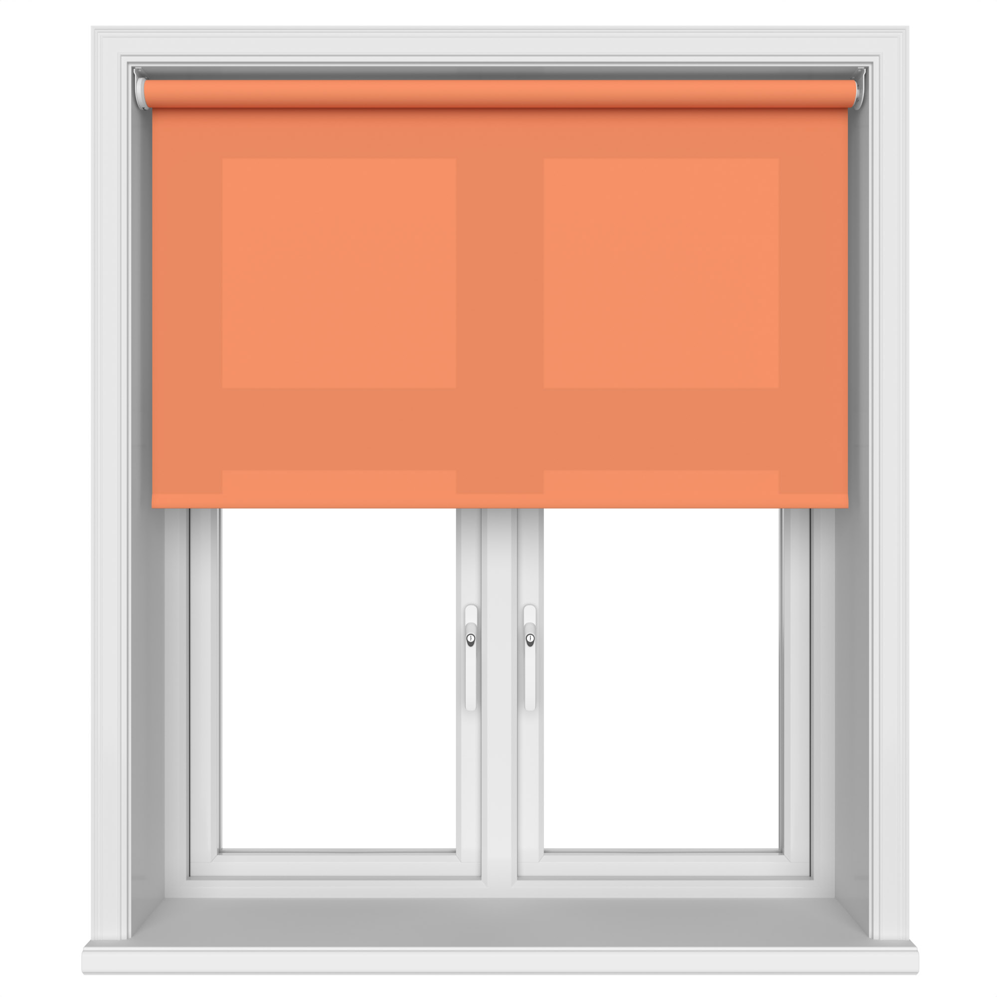 Chester Sunset Orange Motorised Roller Blind - Image 3
