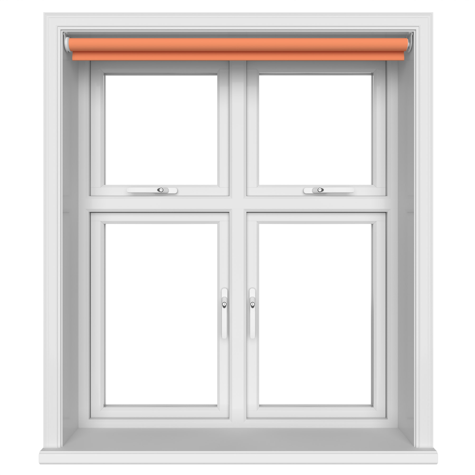 Chester Sunset Orange Motorised Roller Blind - Image 4