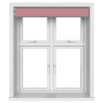 Dover Blackout Rosy Dawn Motorised Double Roller Blind