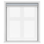 Dover Blackout Skyline Blue Motorised Double Roller Blind