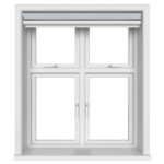 Dover Blackout Skyline Blue Motorised Double Roller Blind