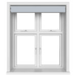Dover Blackout Skyline Blue Motorised Double Roller Blind