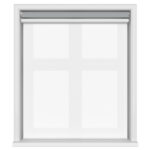 Dover Blackout Iron Grey Motorised Double Roller Blind