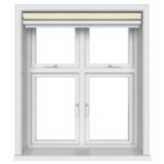 Dover Blackout Buttercream Motorised Double Roller Blind