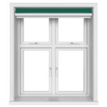 Dover Blackout Evergreen Motorised Double Roller Blind