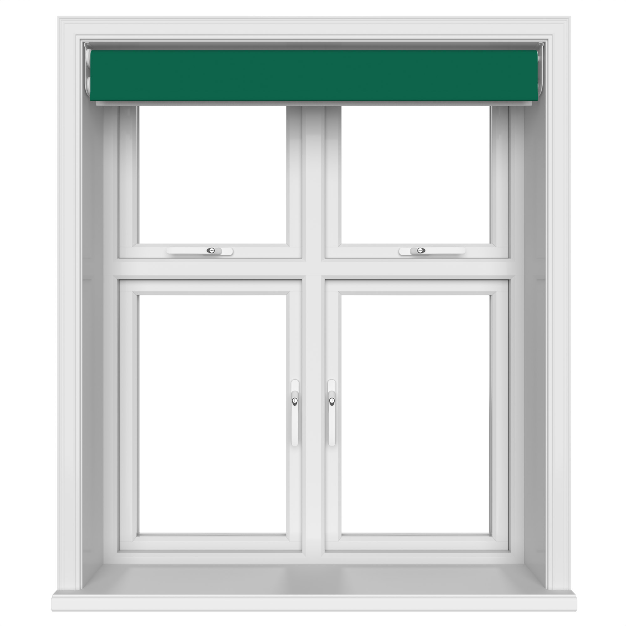 Dover Blackout Evergreen Motorised Double Roller Blind - Image 6