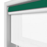Dover Blackout Evergreen Motorised Double Roller Blind